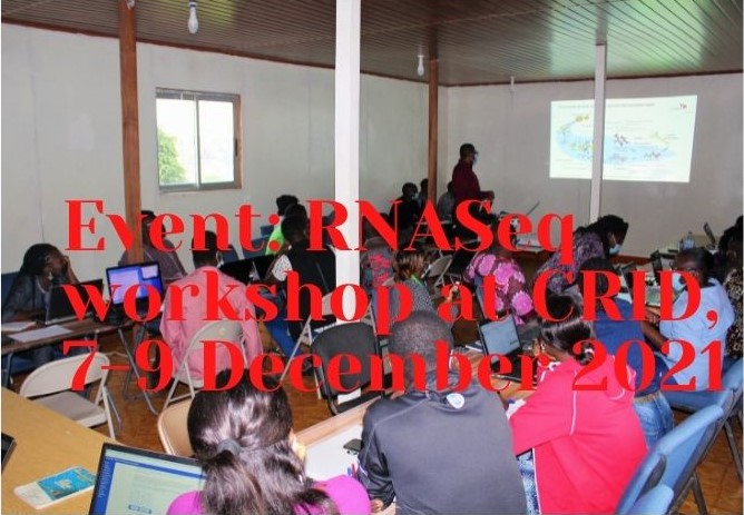 Event RNASeq woekshop at CRID, 7-9 December 2021