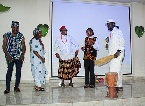 Fashion parade in traditional attire